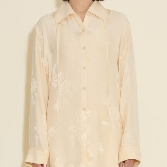 Holzweiler Pom Jacquard Yellow Shirt size M - Picture 1 of 12